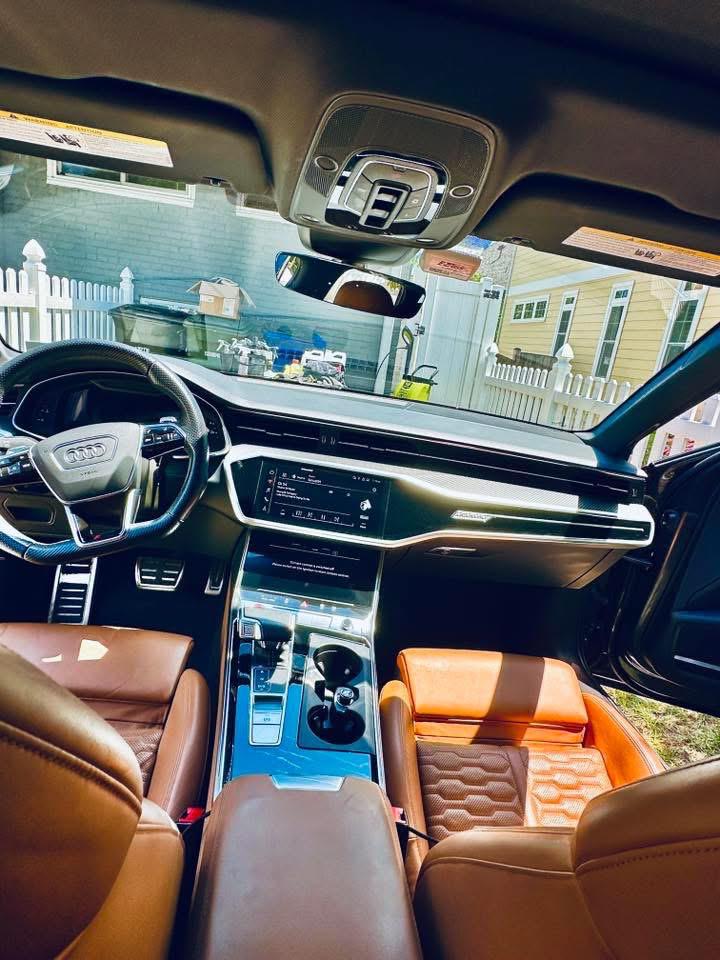 Audi interior detailing